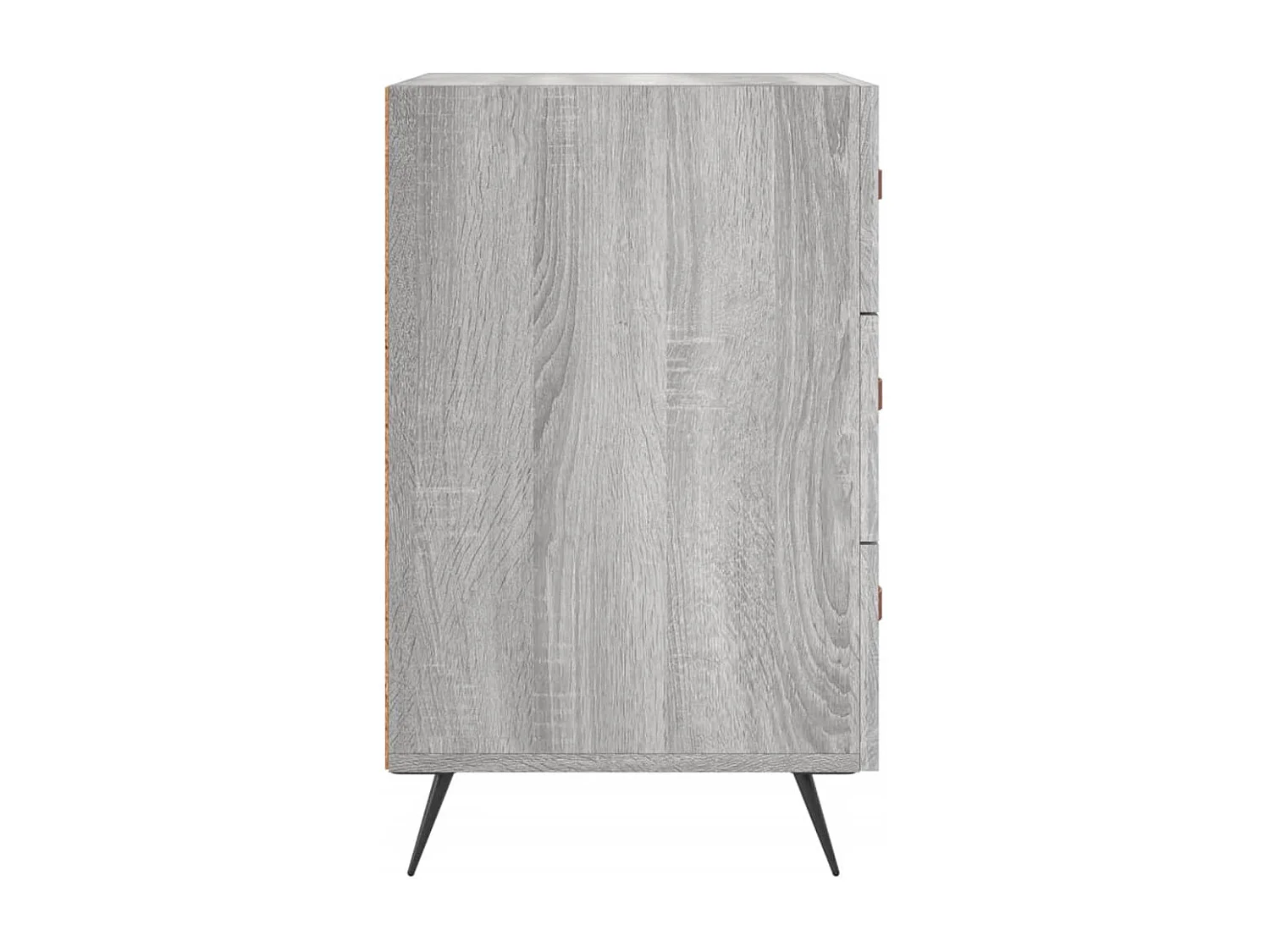 Mesita de noche madera de ingeniería gris Sonoma 40x40x66 cm