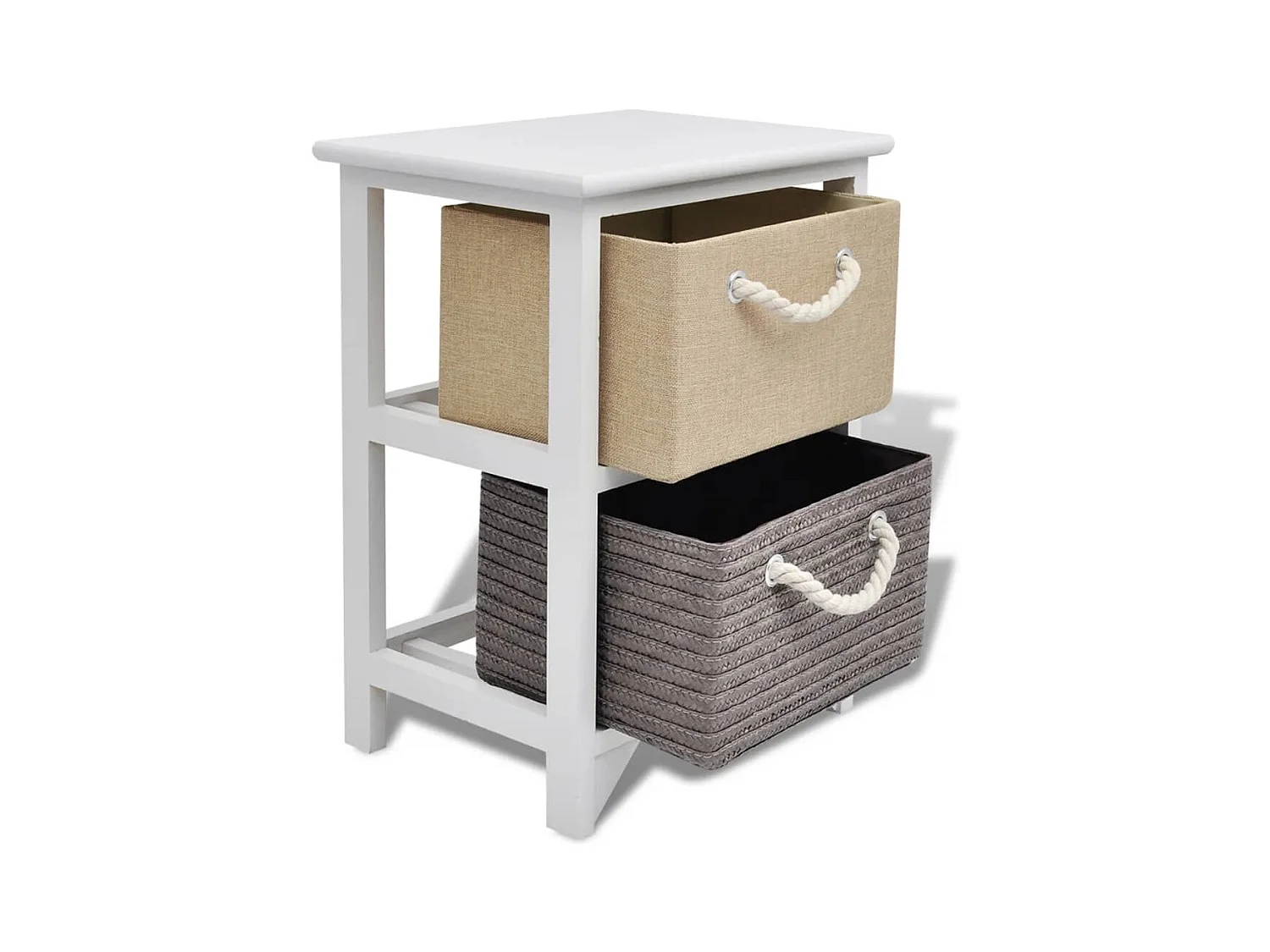 Table de chevet 2 pièces Bois