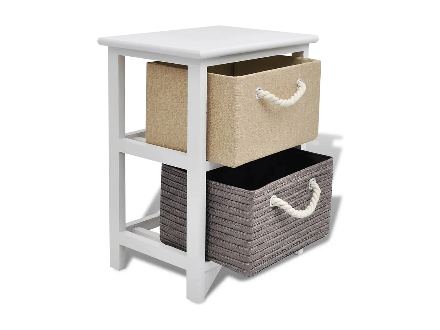 Table de chevet 2 pièces Bois