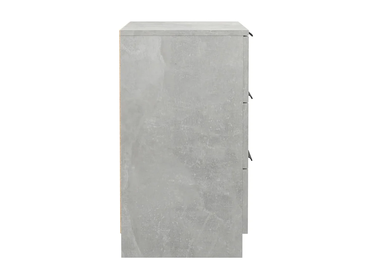 Table de chevet Gris béton 40x36x65 cm