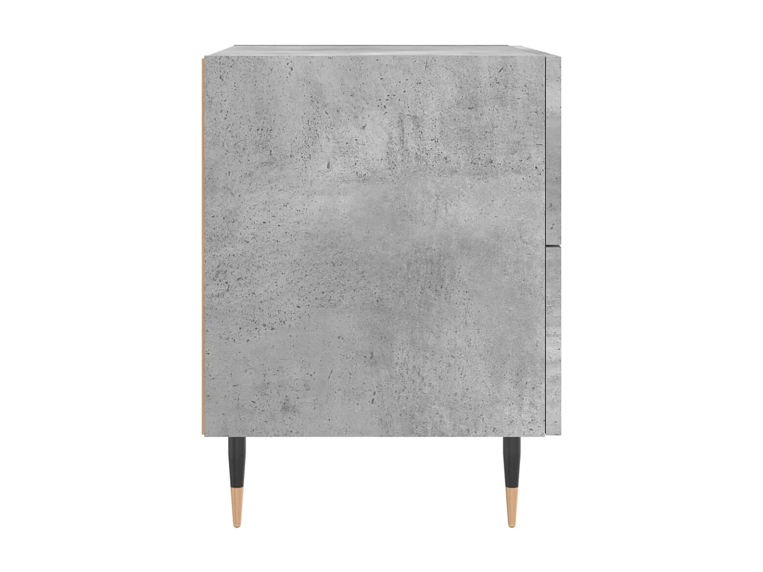 Tables de chevet 2pièces gris béton 40x35x47,5cm bois d’ingénierie
