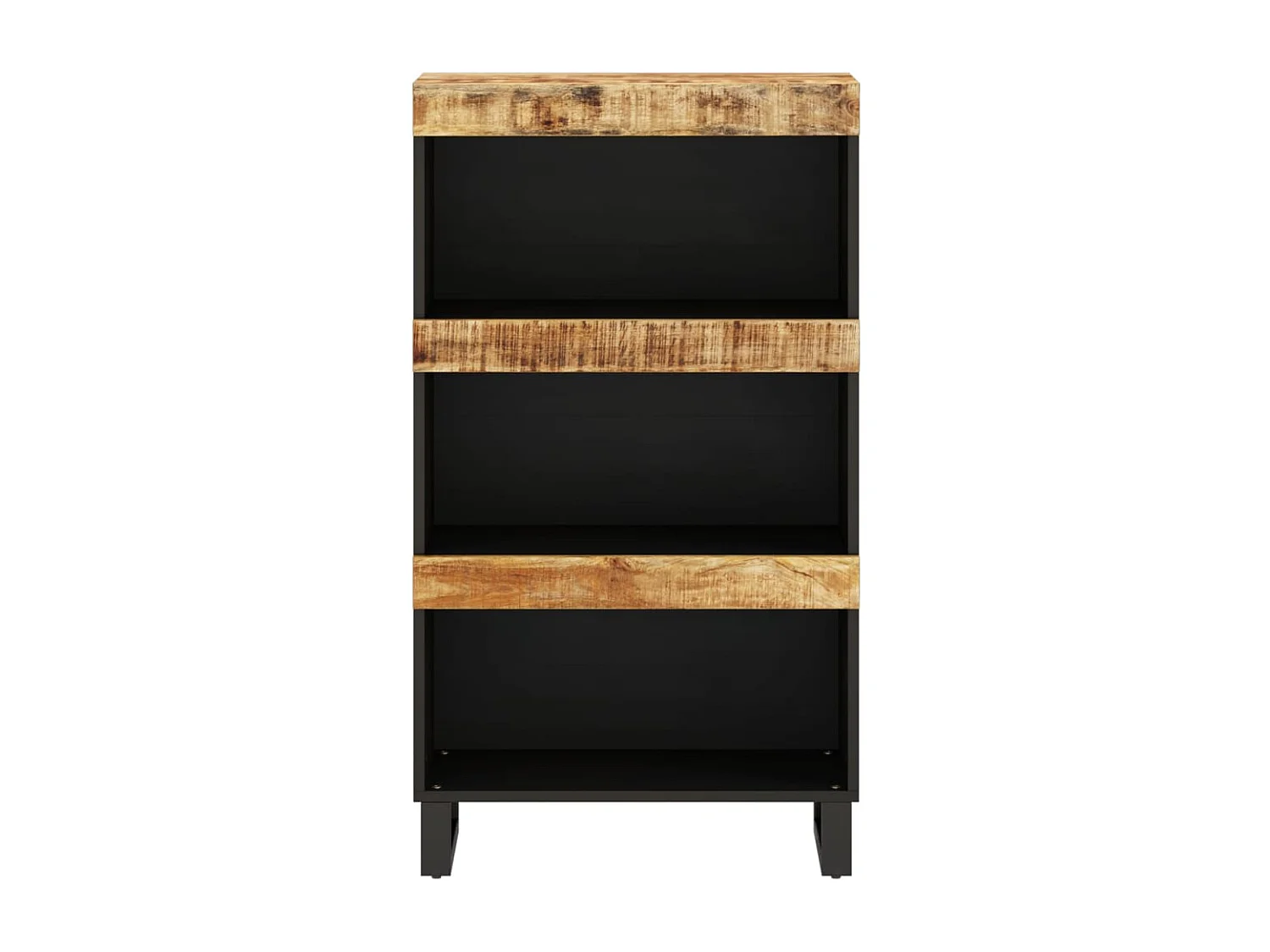 Armario auxiliar madera maciza de mango 60x33x107 cm