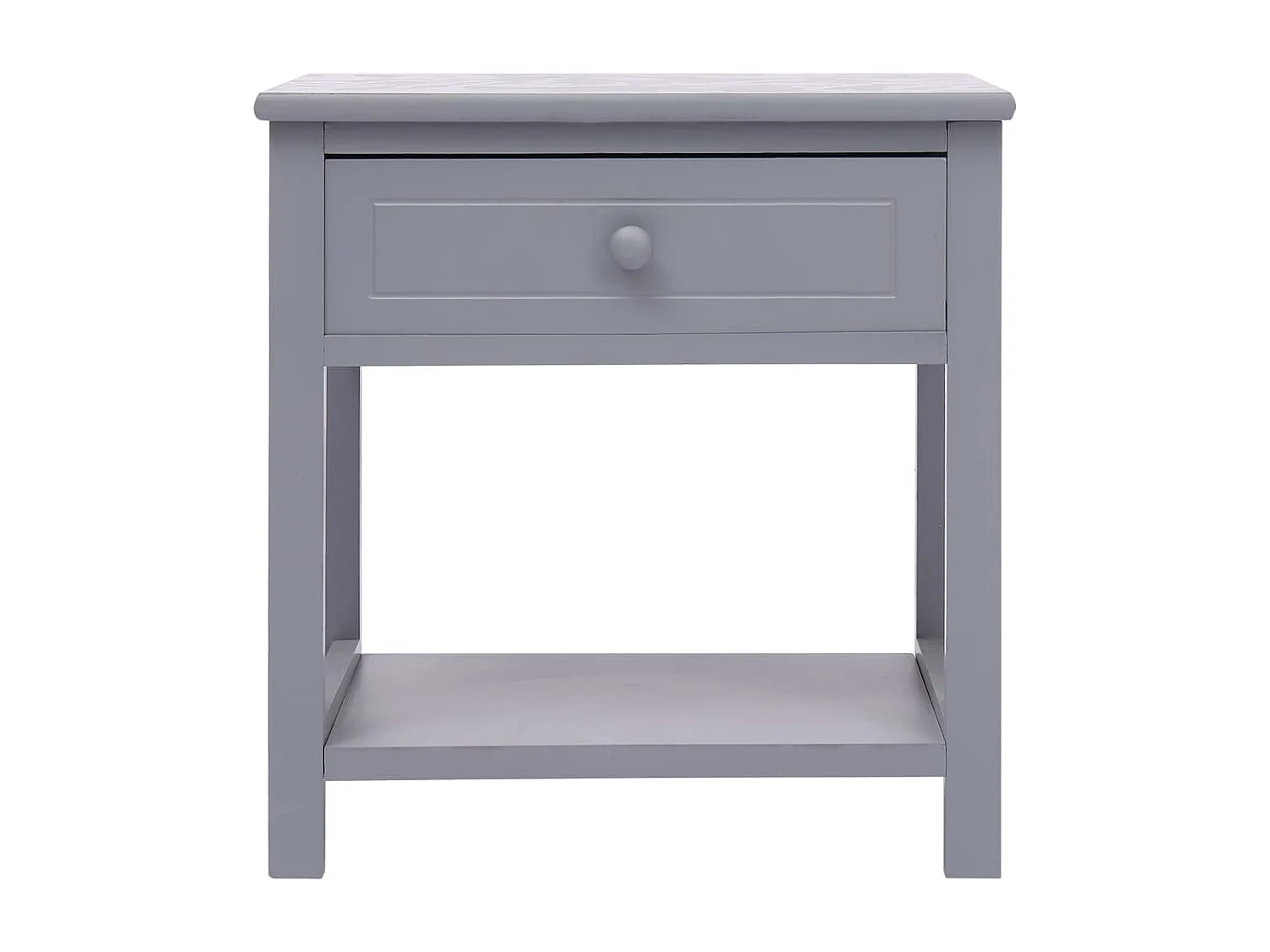 Nachtkastje 2 st 40x29x42 cm paulowniahout grijs