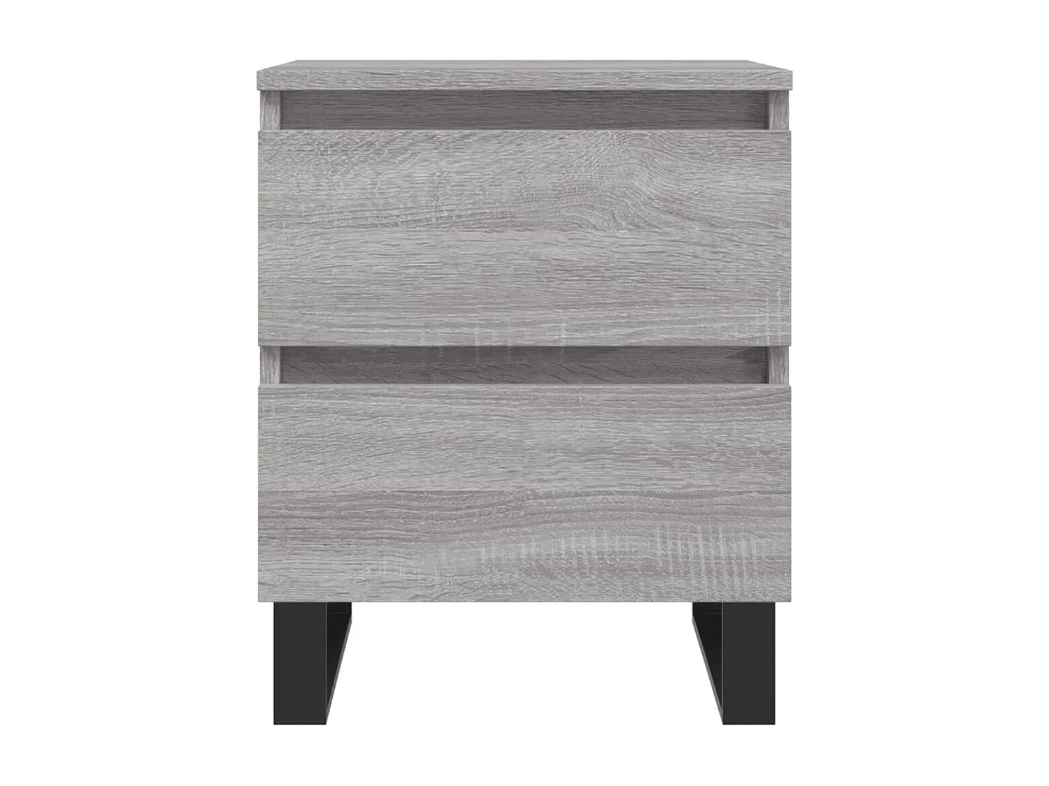 Table de chevet sonoma gris 40x35x50 cm bois d’ingénierie