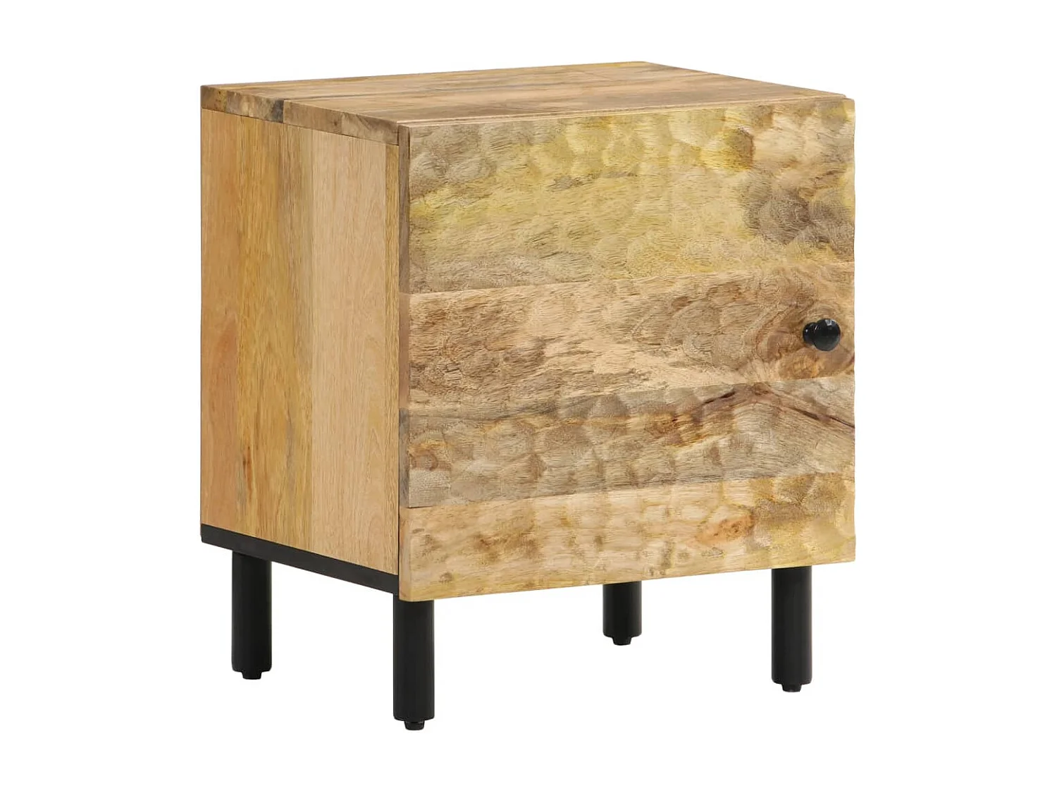 Tables de chevet 2 pièces 40x33x46 cm Bois de manguier solide