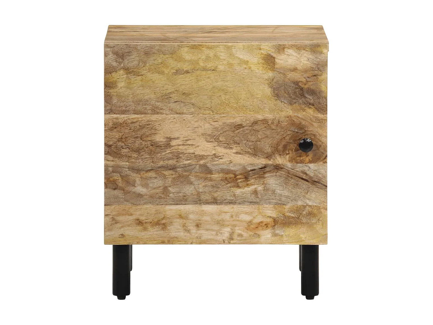 Tables de chevet 2 pièces 40x33x46 cm Bois de manguier solide