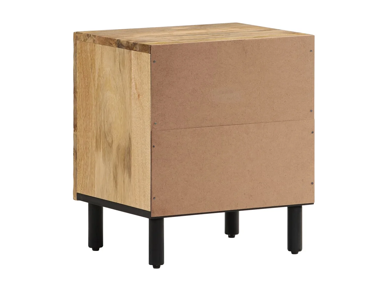 Tables de chevet 2 pièces 40x33x46 cm Bois de manguier solide