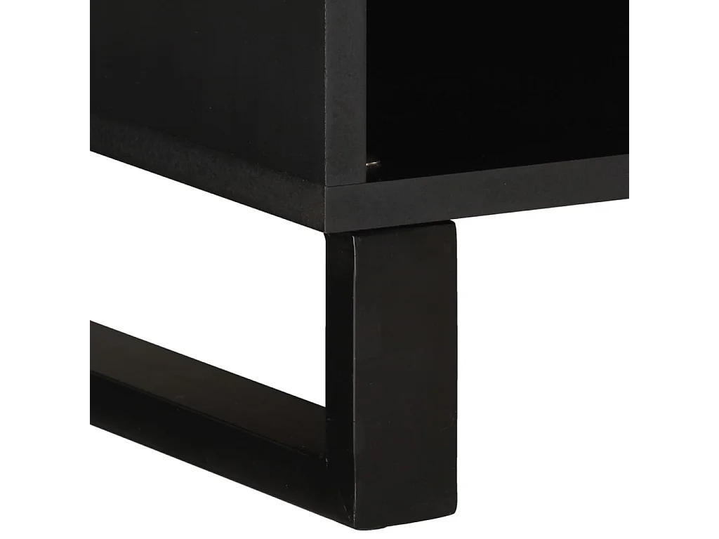 Armario auxiliar madera maciza de mango 60x33x107 cm