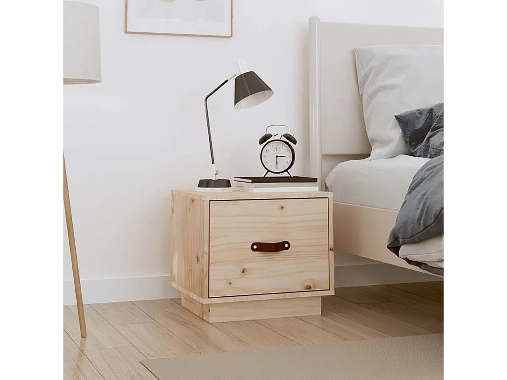 Table de chevet 40x34x35 cm Bois de pin solide