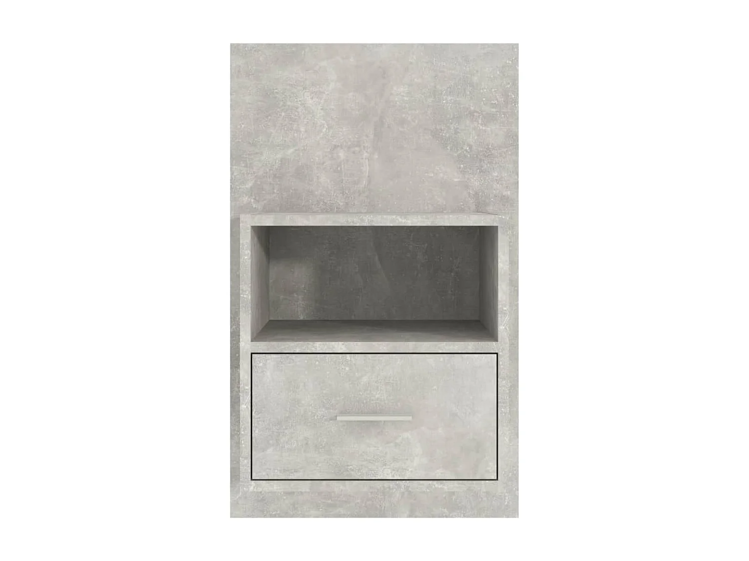 Table de chevet murale Gris béton