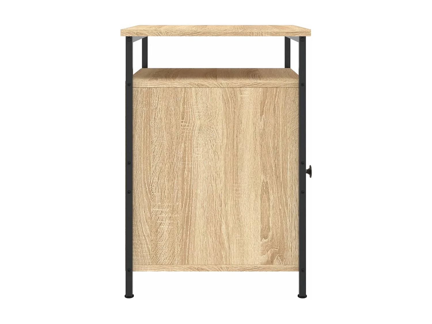 Mesitas noche 2 unidades madera contrachapada color roble 40x42x60cm