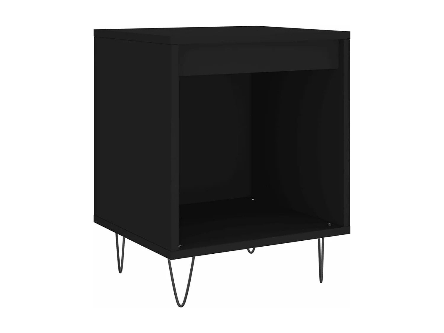 Table de chevet Noir 40x35x50 cm Bois d’ingénierie