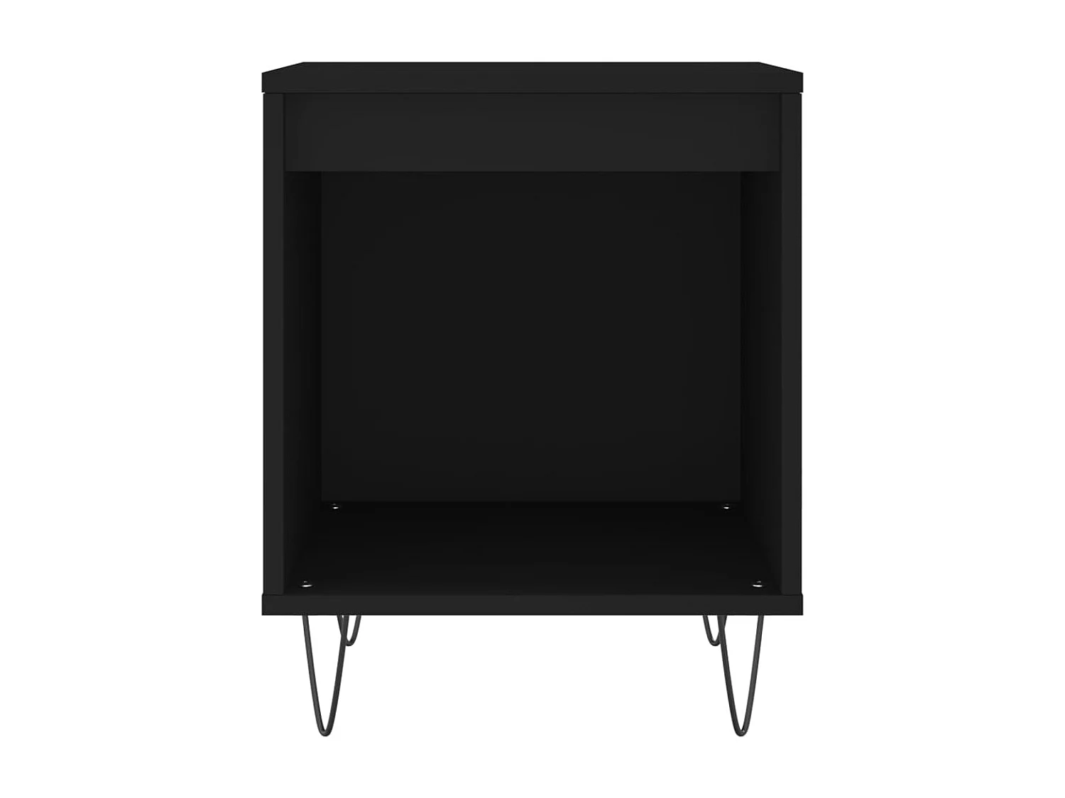 Table de chevet Noir 40x35x50 cm Bois d’ingénierie