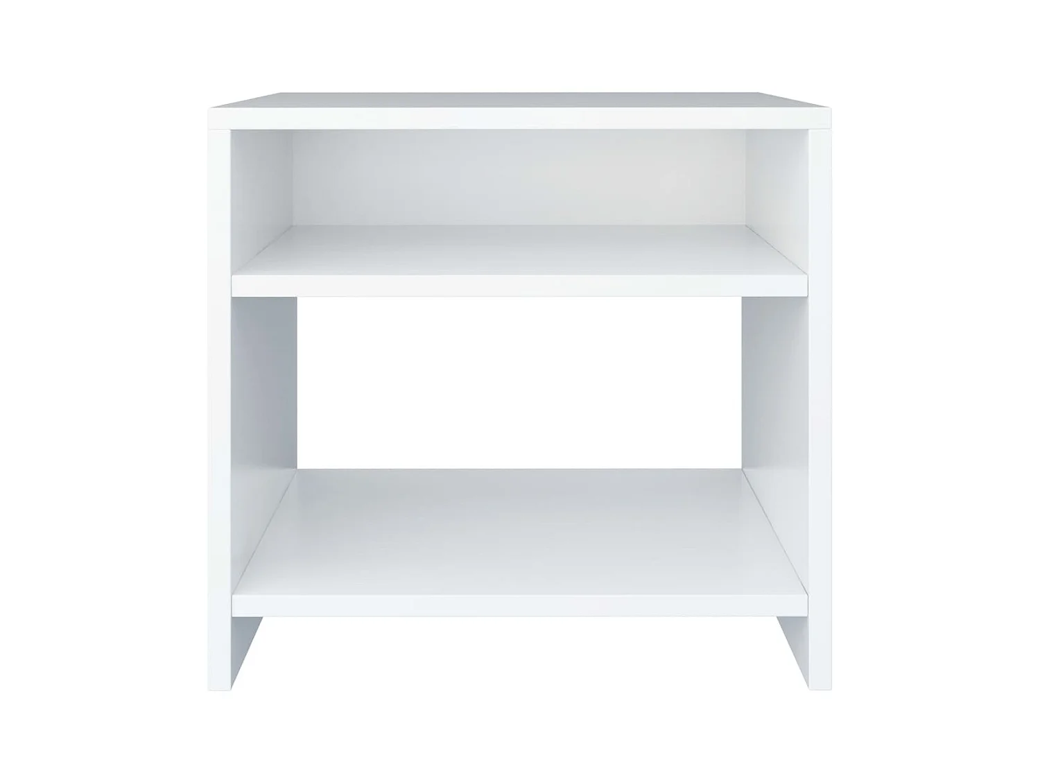 Tables de chevet 2 pièces Blanc 40x30x40 cm Bois d'ingénierie