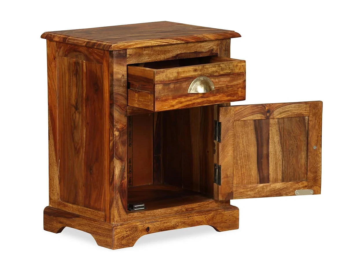 Table de chevet Bois massif de Sesham 40 x 30 x 50 cm