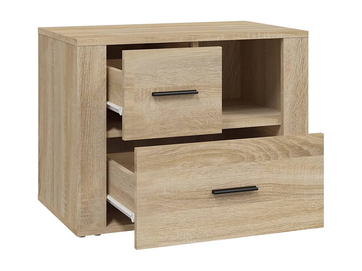 Table de chevet Chêne sonoma 60x36x45 cm Bois d'ingénierie