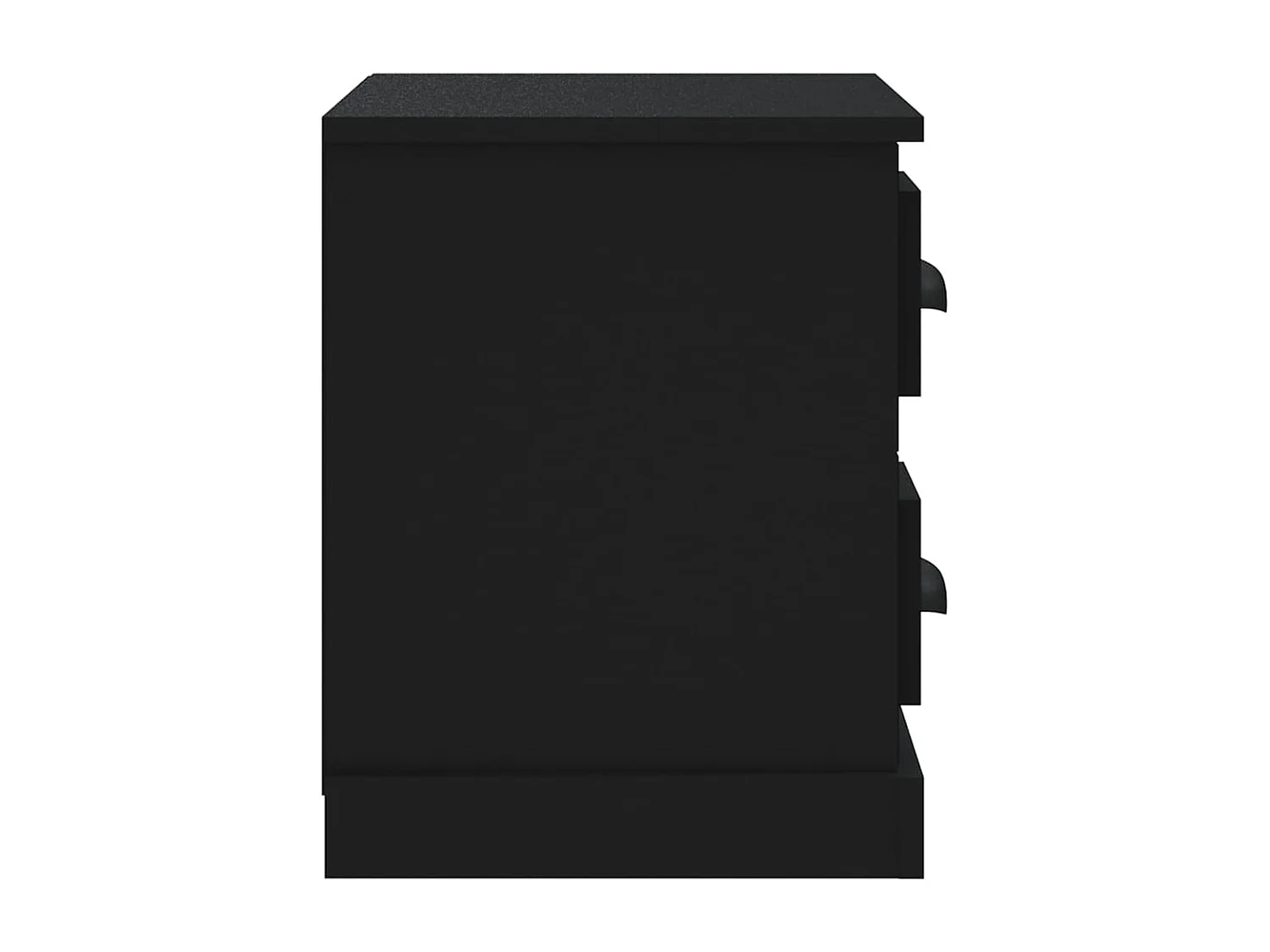 Table de chevet noir 60x35,5x45 cm