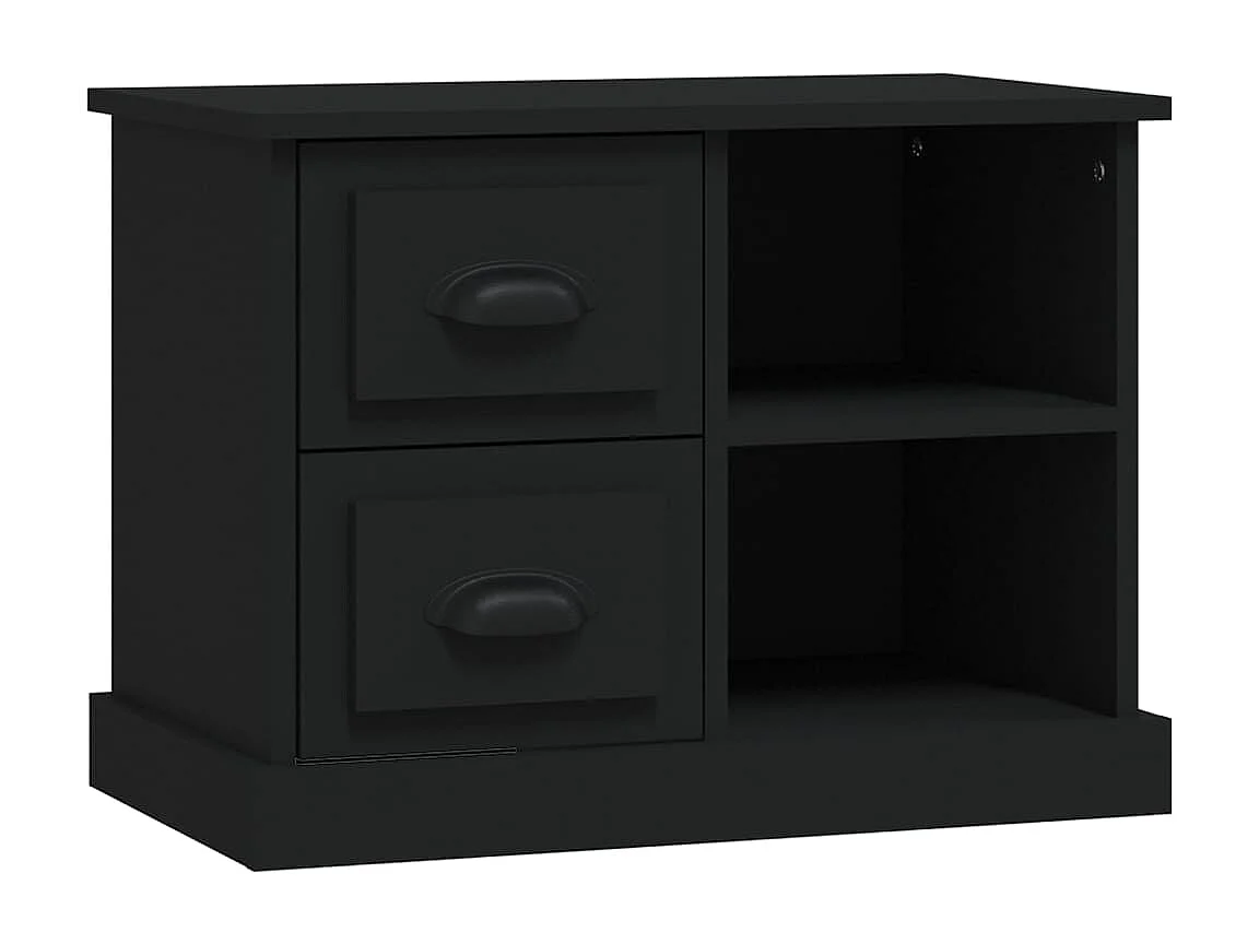 Table de chevet noir 60x35,5x45 cm