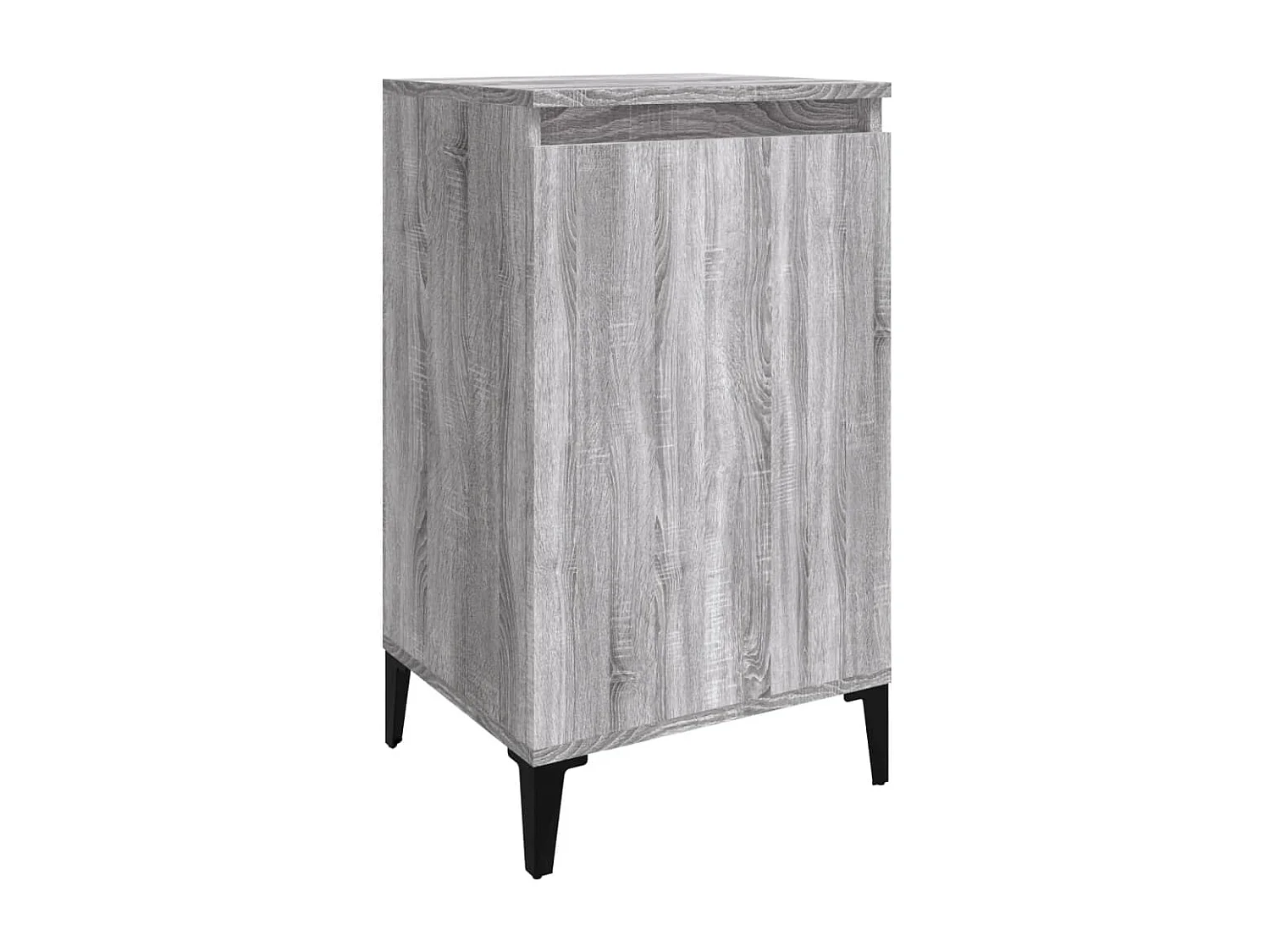 Table de chevet sonoma gris 40x35x70 cm bois d'ingénierie