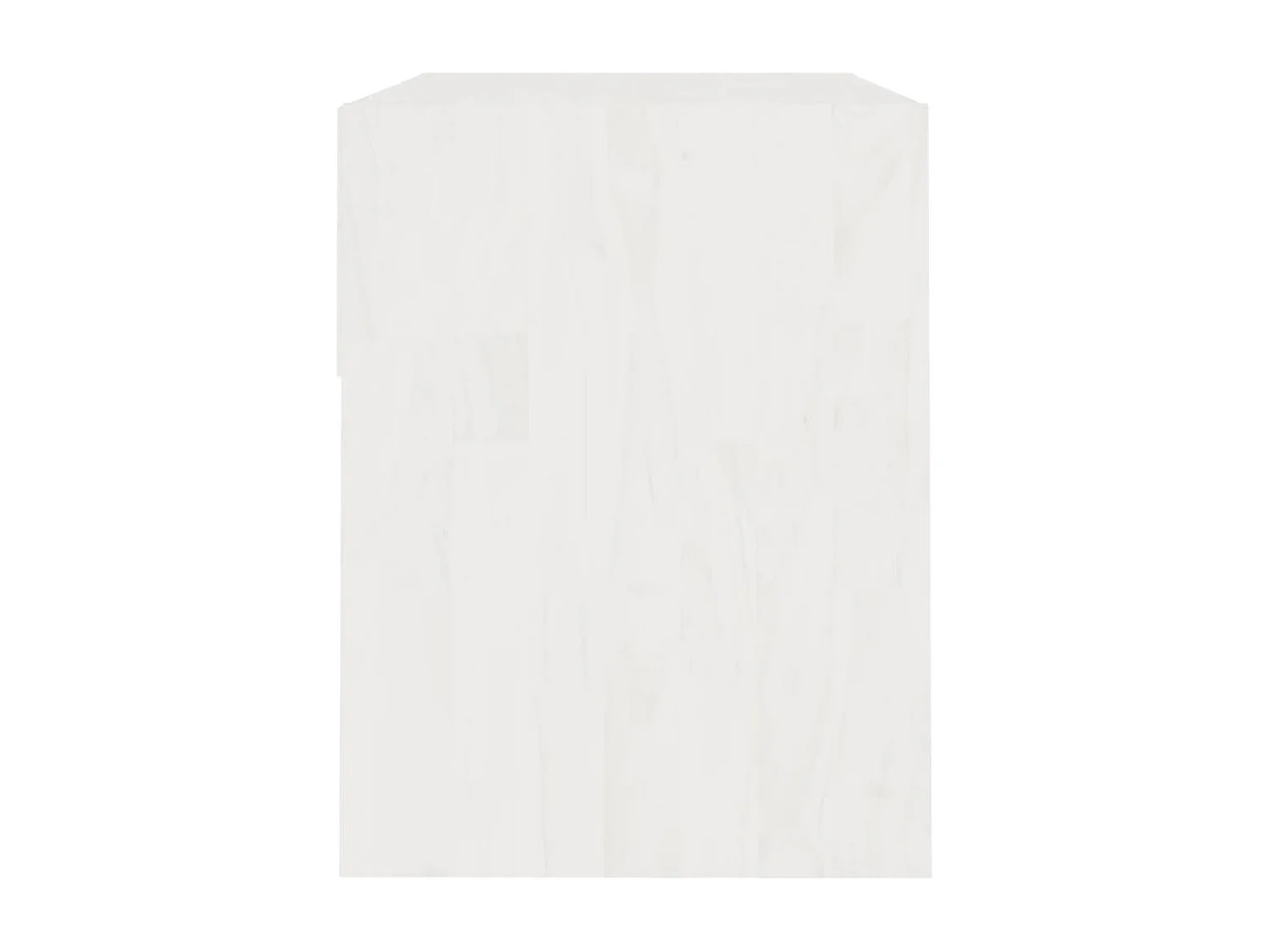 Table de chevet Blanc 40x31x40 cm Bois de pin massif