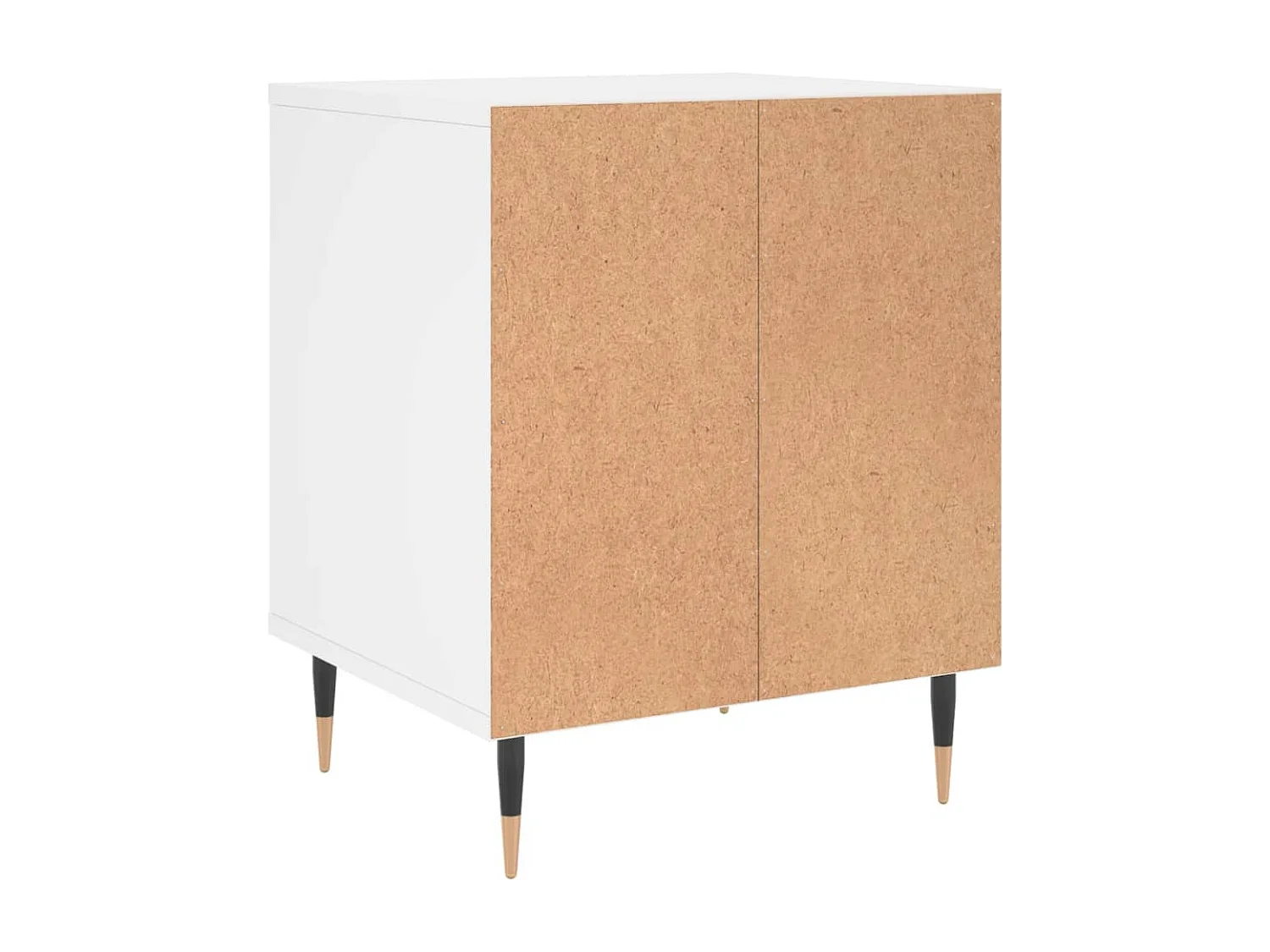 Tables de chevet 2 pièces blanc 40x35x50 cm bois d’ingénierie