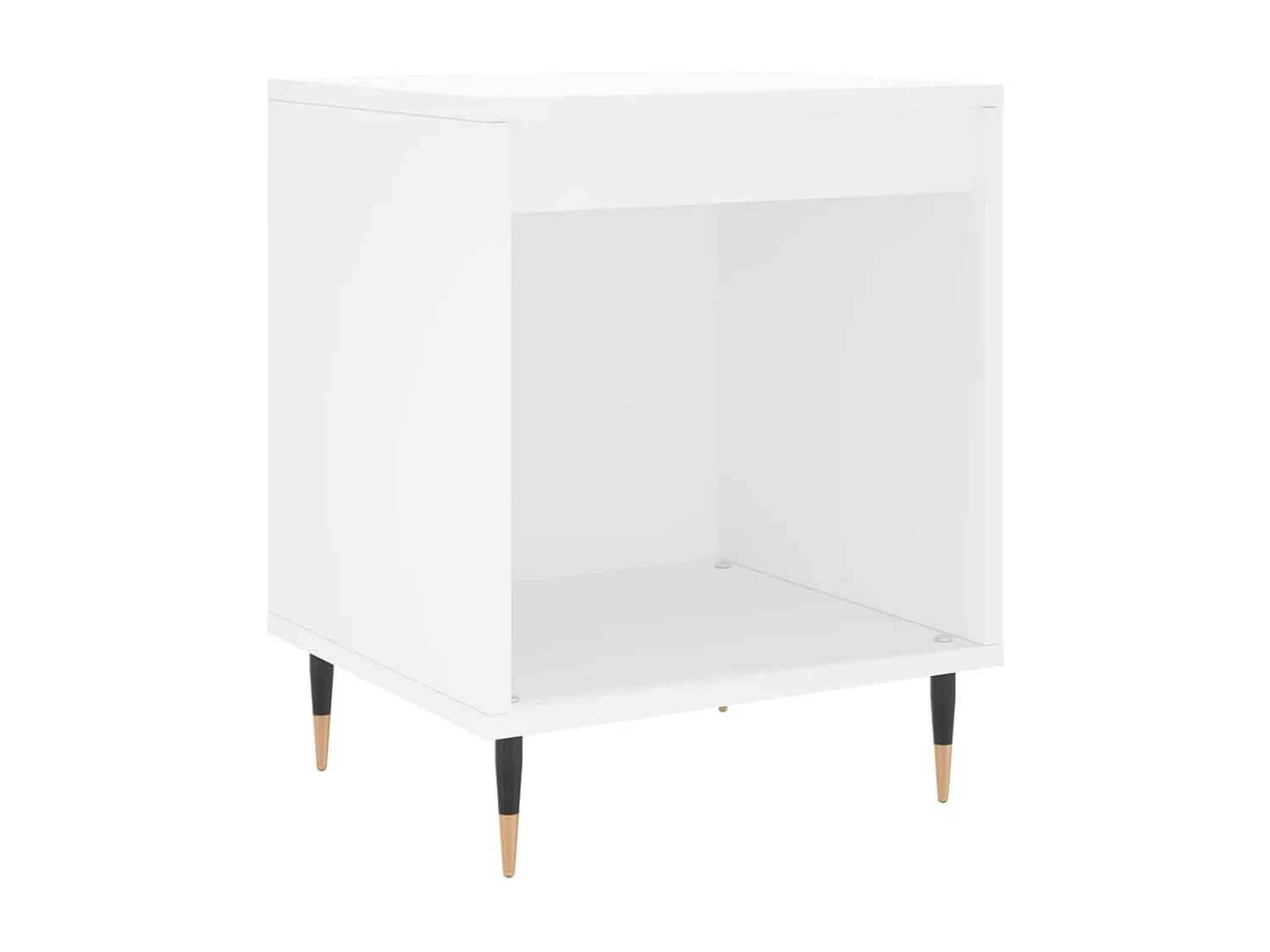 Tables de chevet 2 pièces blanc 40x35x50 cm bois d’ingénierie