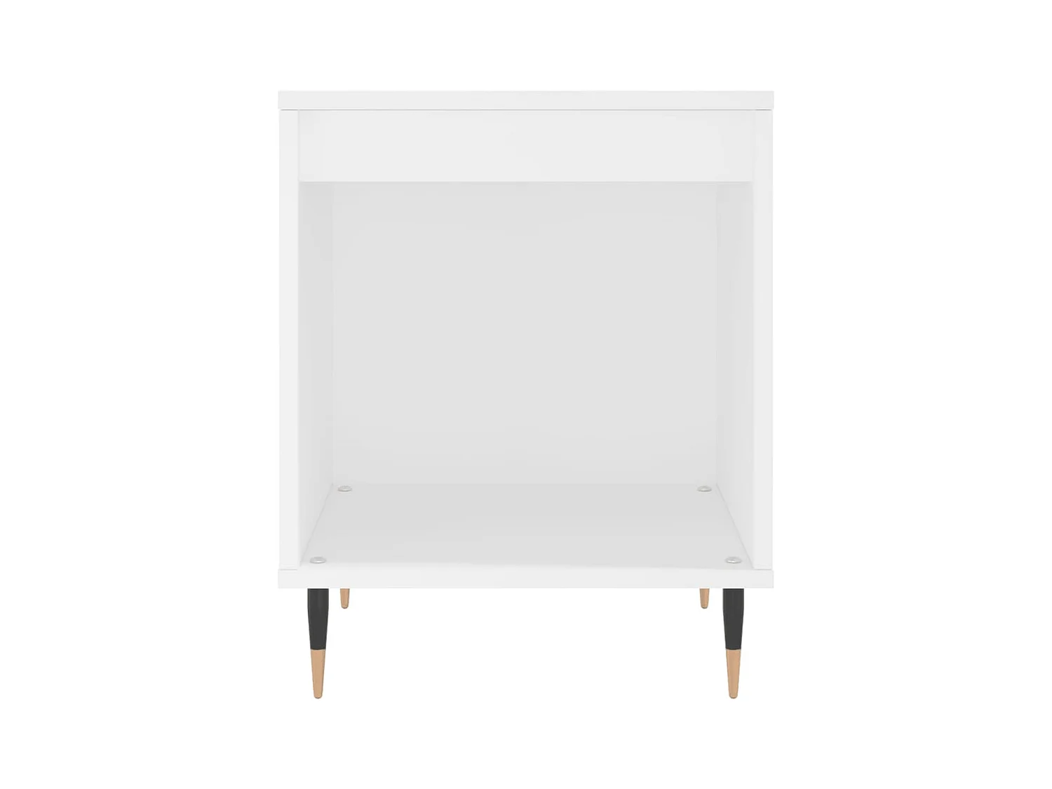 Table de chevet Blanc 40x35x50 cm Bois d’ingénierie