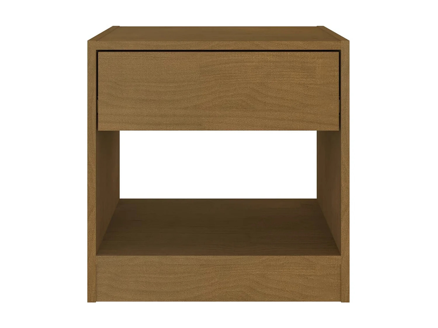 Mesas de cabeceira 2 peças 40x31x40 cm pinho maciço castanho mel