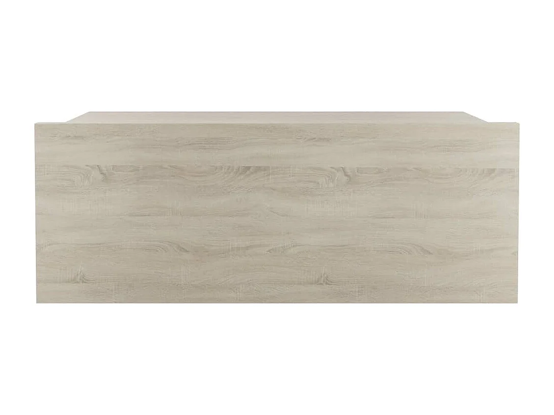 Table de chevet flottante Chêne sonoma 40x30x15 cm Aggloméré