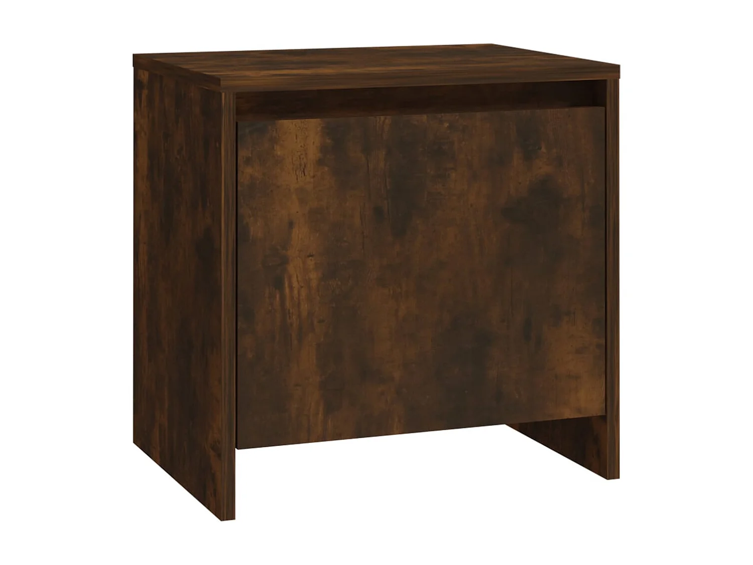 Tables de chevet 2 pièces chêne fumé 45x34x44,5 cm bois ingénierie