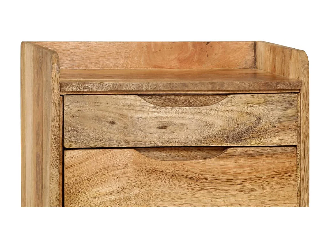 Table de chevet Bois de manguier massif 40 x 30 x 59,5 cm