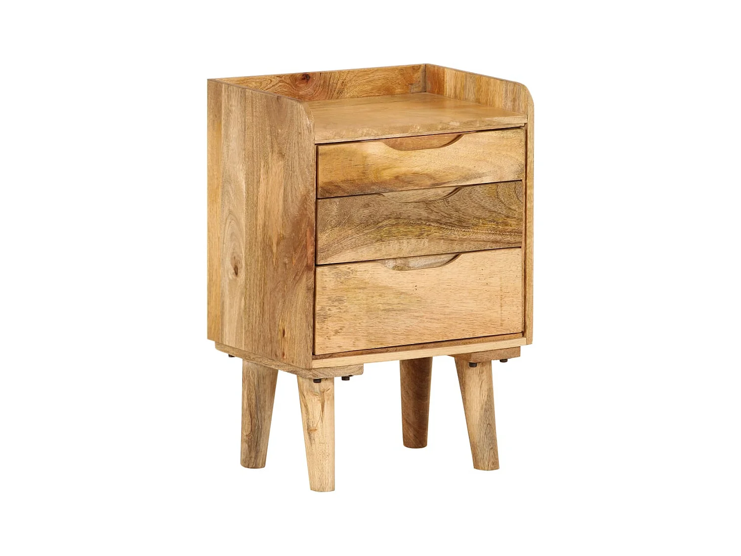 Table de chevet Bois de manguier massif 40 x 30 x 59,5 cm