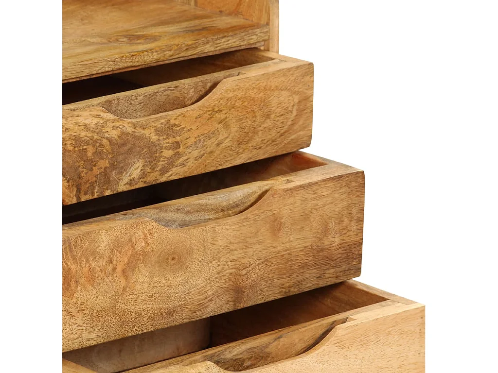 Table de chevet Bois de manguier massif 40 x 30 x 59,5 cm