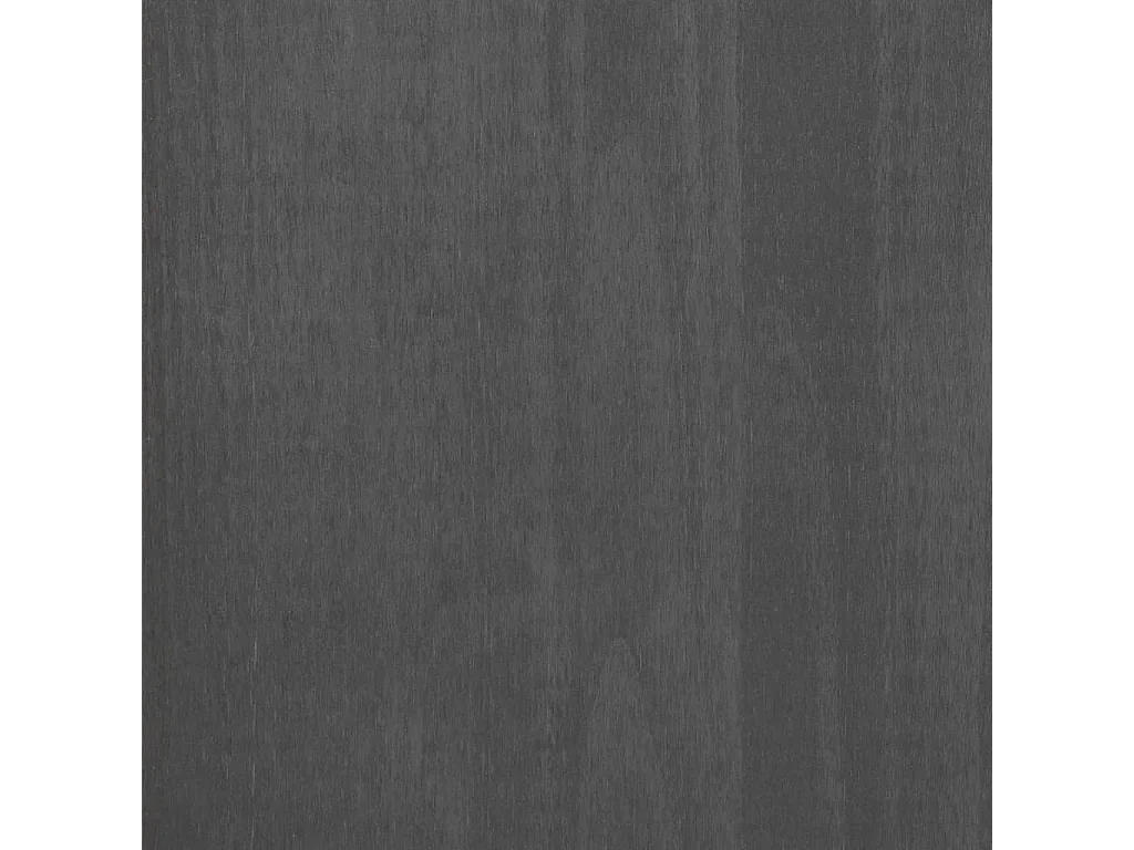 Mesita de noche HAMAR madera maciza pino gris oscuro 40x35x62cm