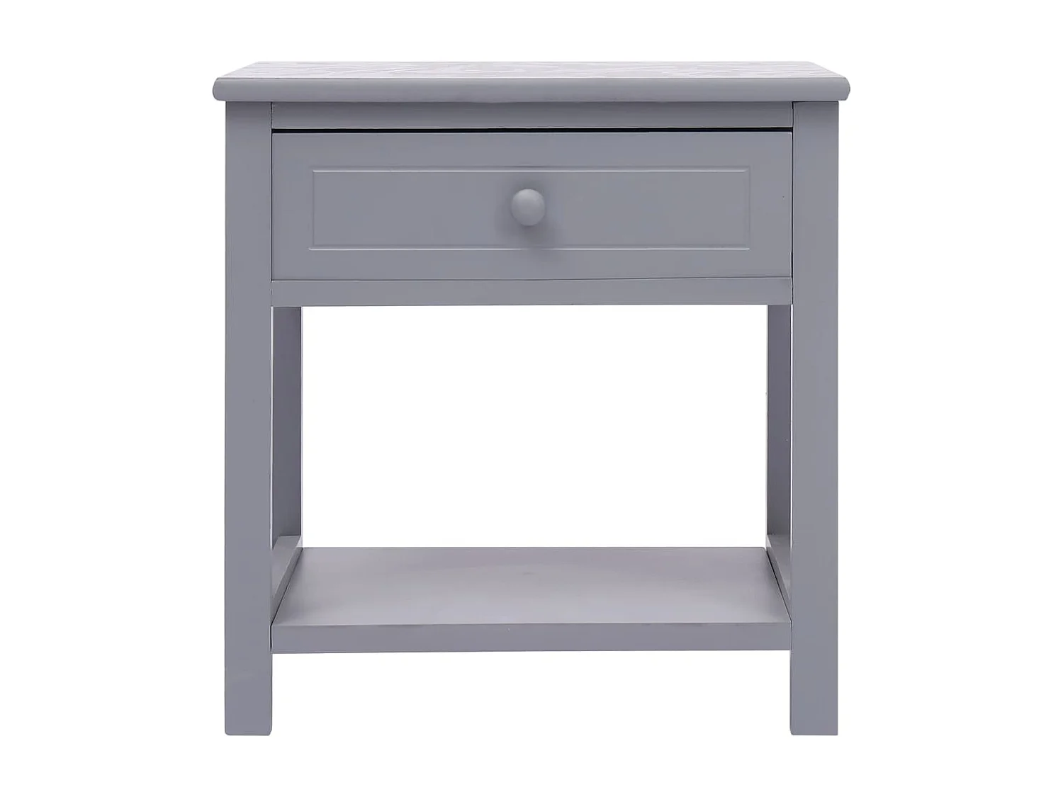 Nachtkastje 40x29x42 cm paulowniahout grijs