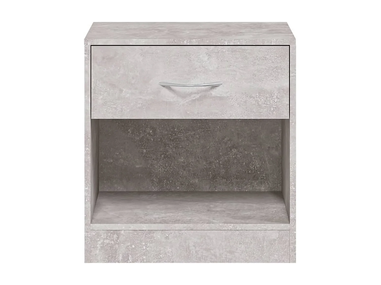 Tables de chevet 2 pièces avec tiroir Gris béton