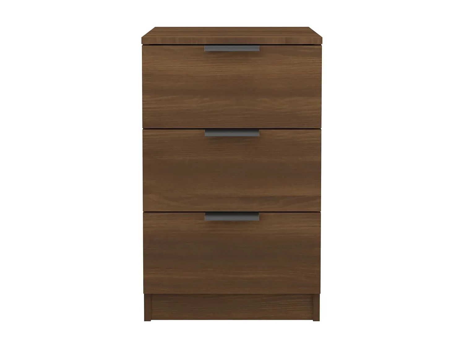 Table de chevet Chêne marron 40x36x65 cm