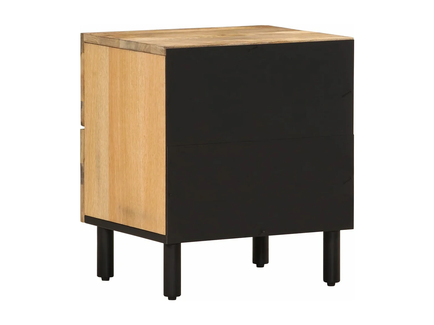 Table de chevet 40x33x46 cm Bois de manguier solide