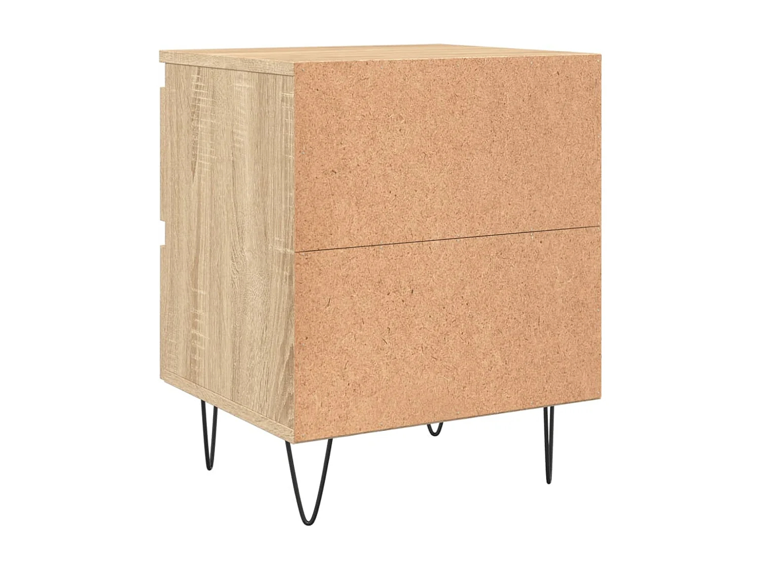 Table de chevet chêne sonoma 40x35x50 cm bois d’ingénierie