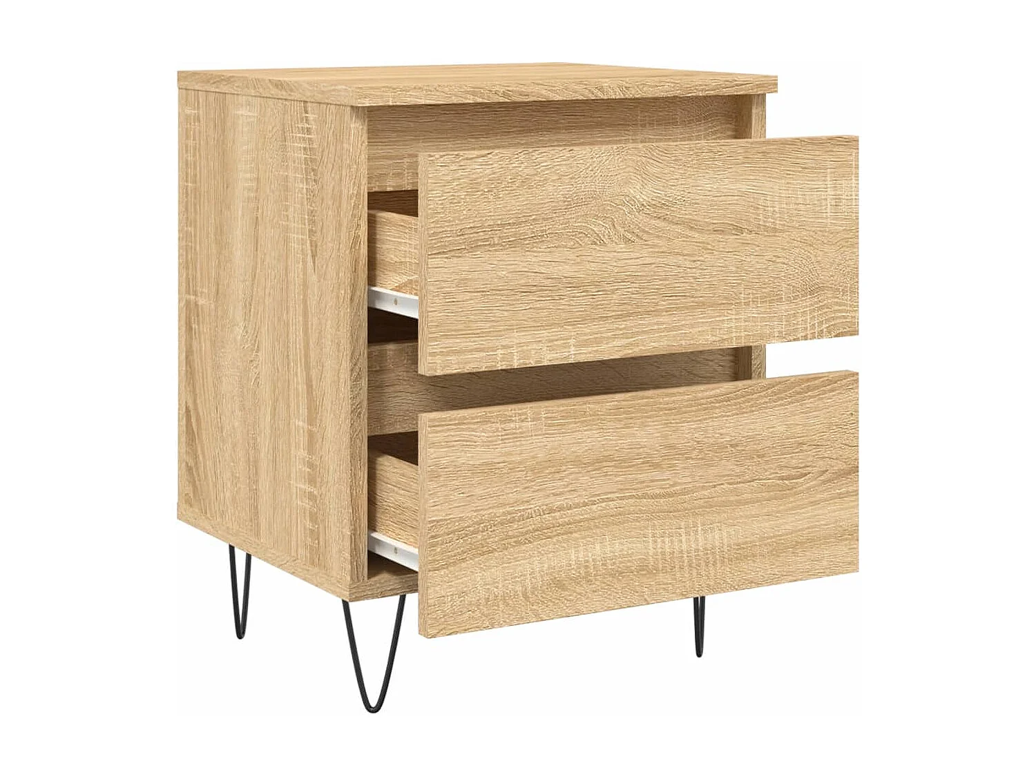 Table de chevet chêne sonoma 40x35x50 cm bois d’ingénierie