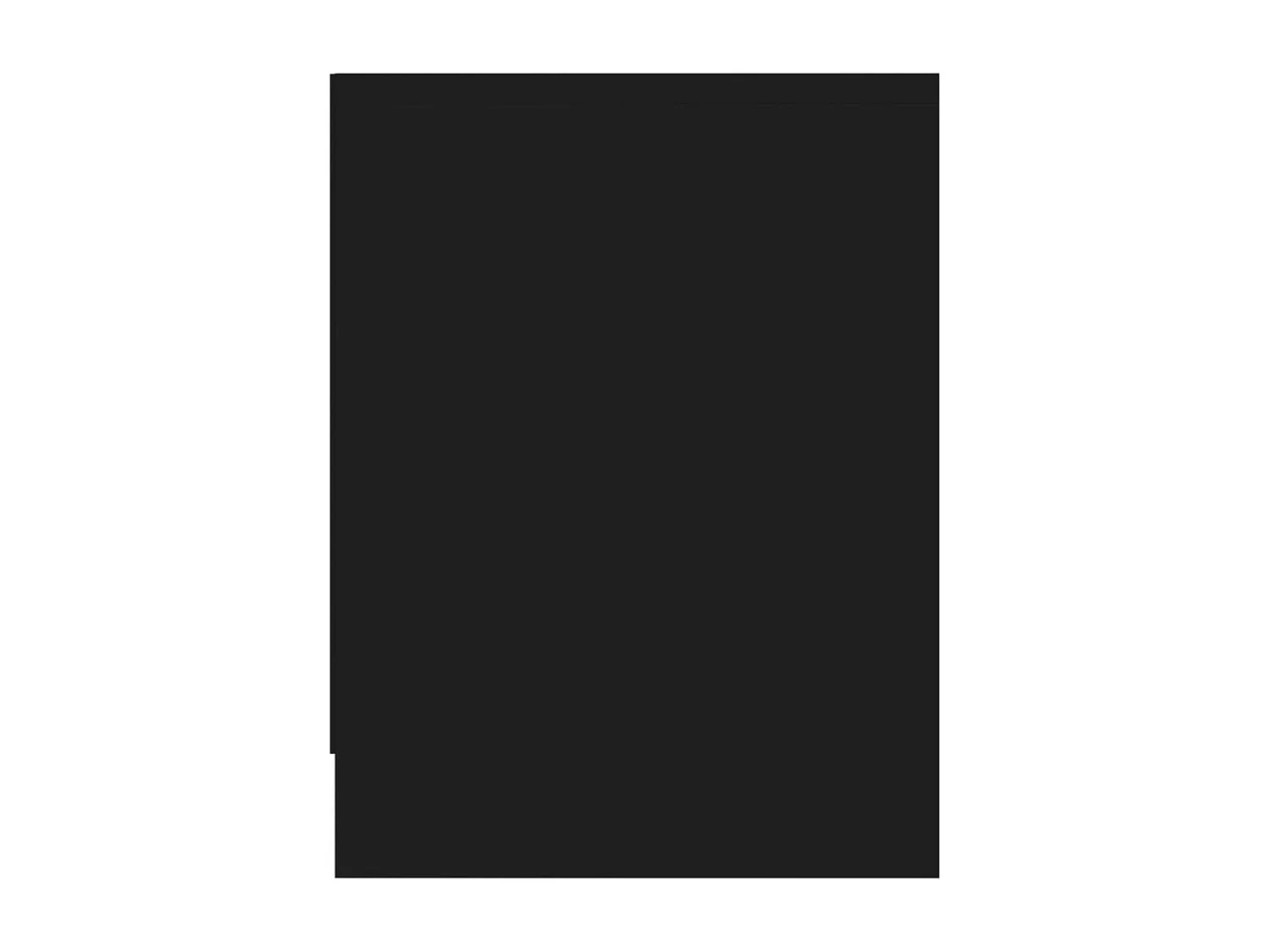 Tables de chevet 2 pièces Noir 40 x 30 x 40 cm Aggloméré