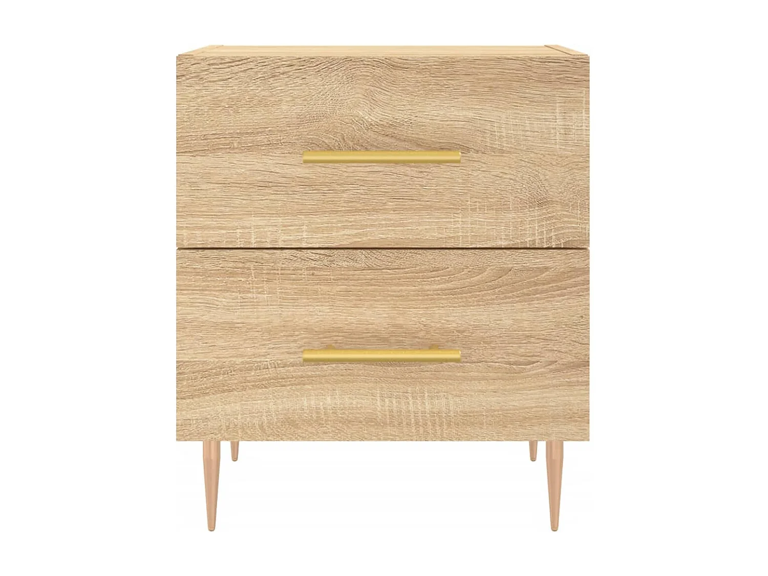 Table de chevet chêne sonoma 40x35x47,5 cm bois d’ingénierie