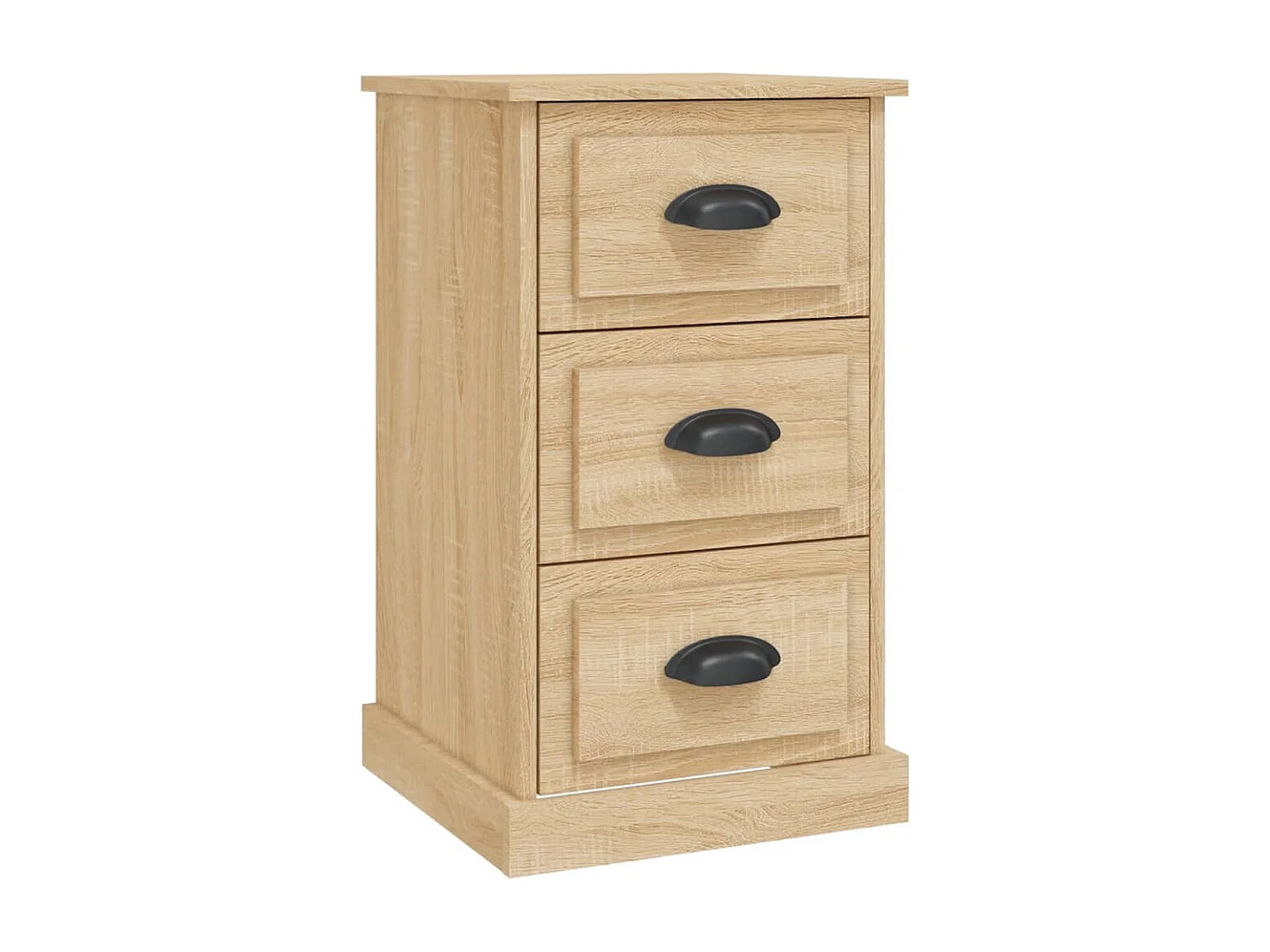 Table de chevet chêne sonoma 39x39x67 cm bois d'ingénierie