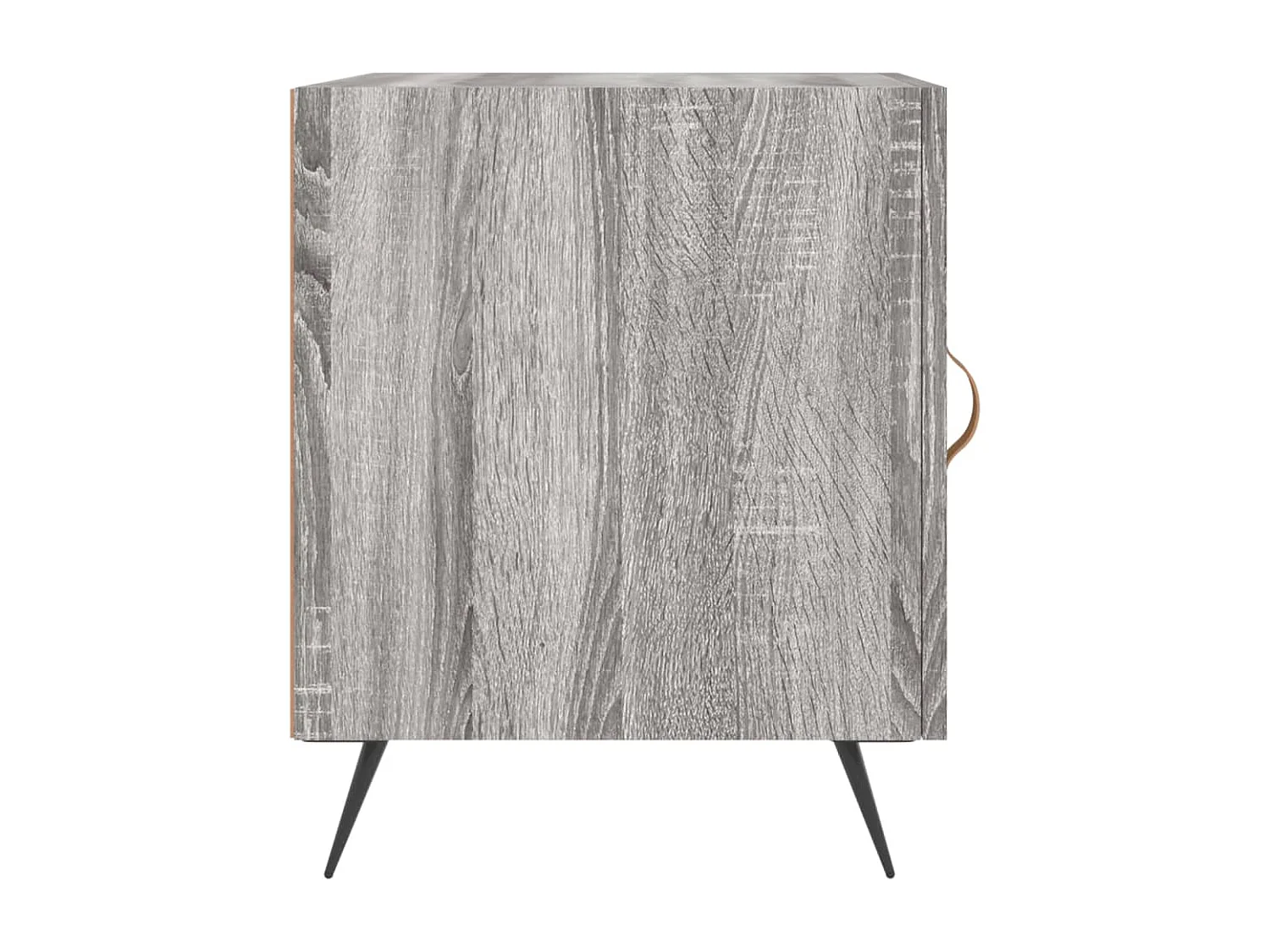 Mesa cabeceira 40x40x50 cm derivados de madeira cinzento sonoma