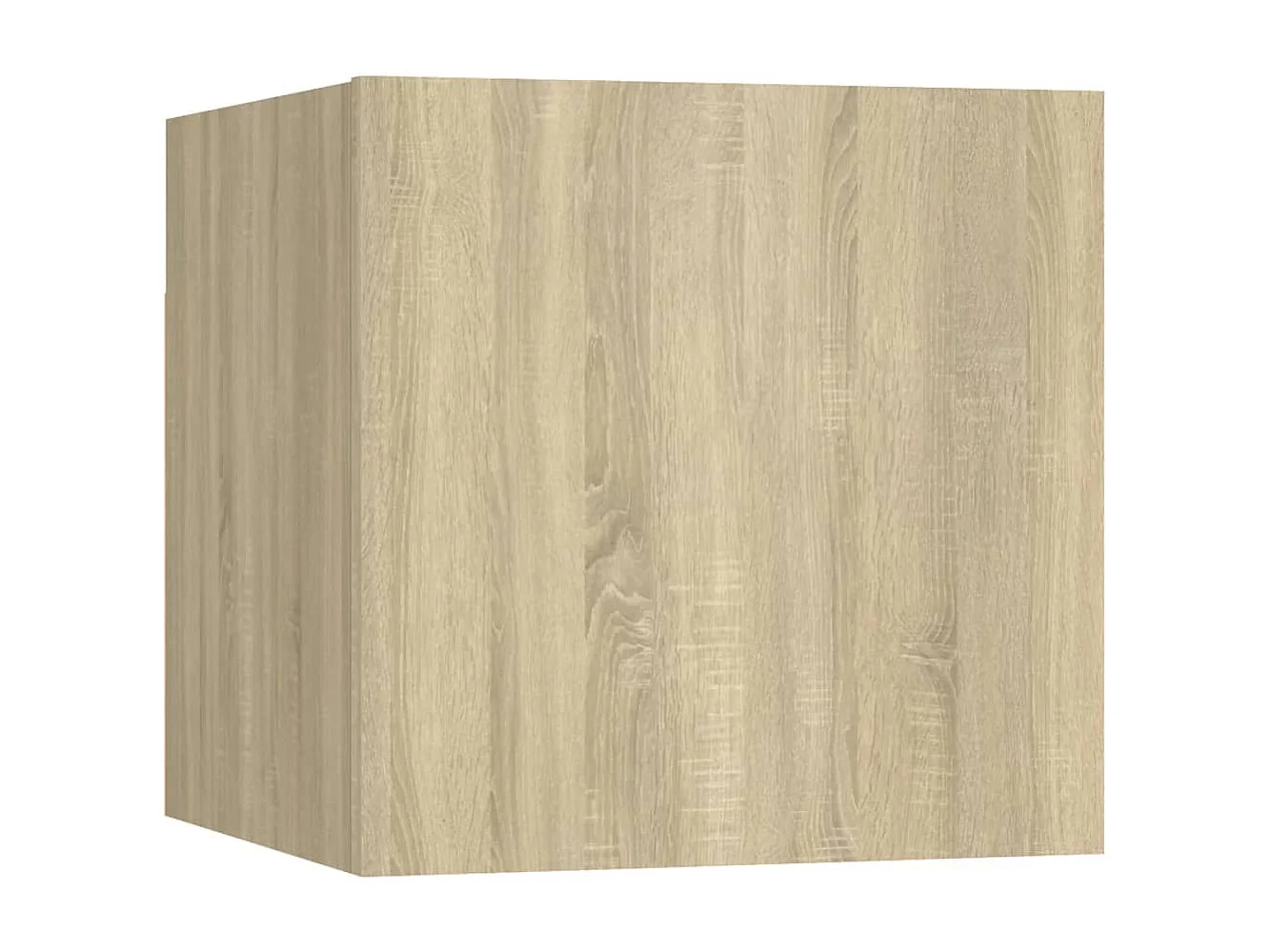 Table de chevet Chêne sonoma 30,5x30x30 cm Aggloméré