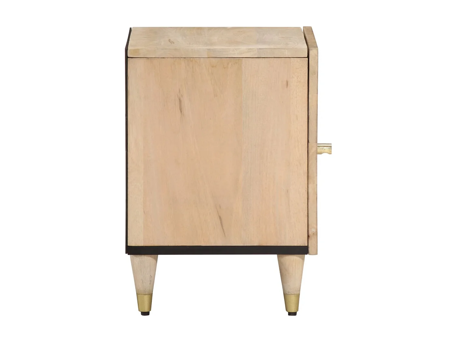 Table de chevet 40x33x46 cm Bois de manguier solide