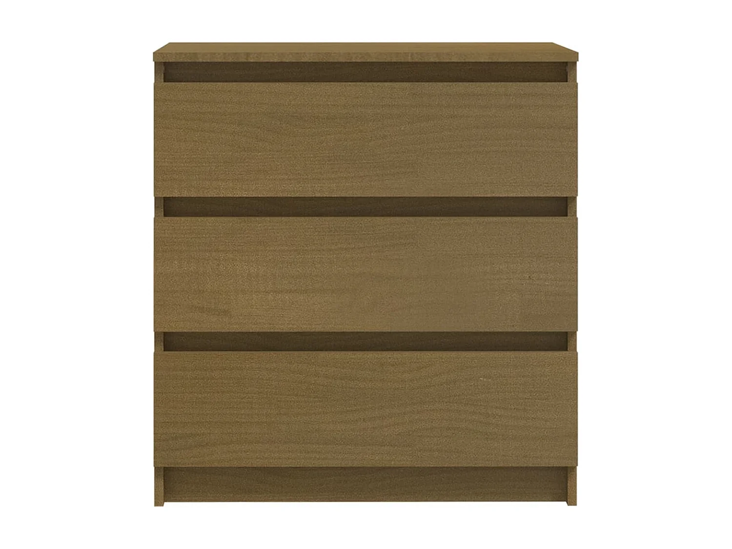 Mesa de cabeceira 60x36x64 cm pinho maciço castanho mel