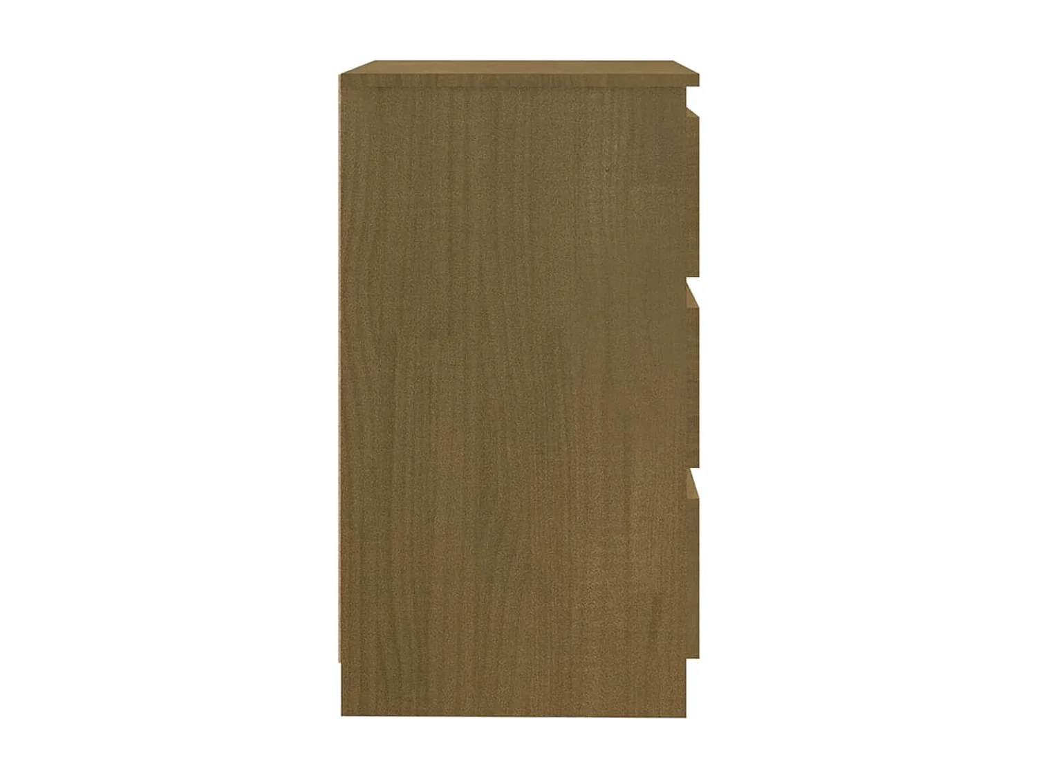 Mesa de cabeceira 60x36x64 cm pinho maciço castanho mel