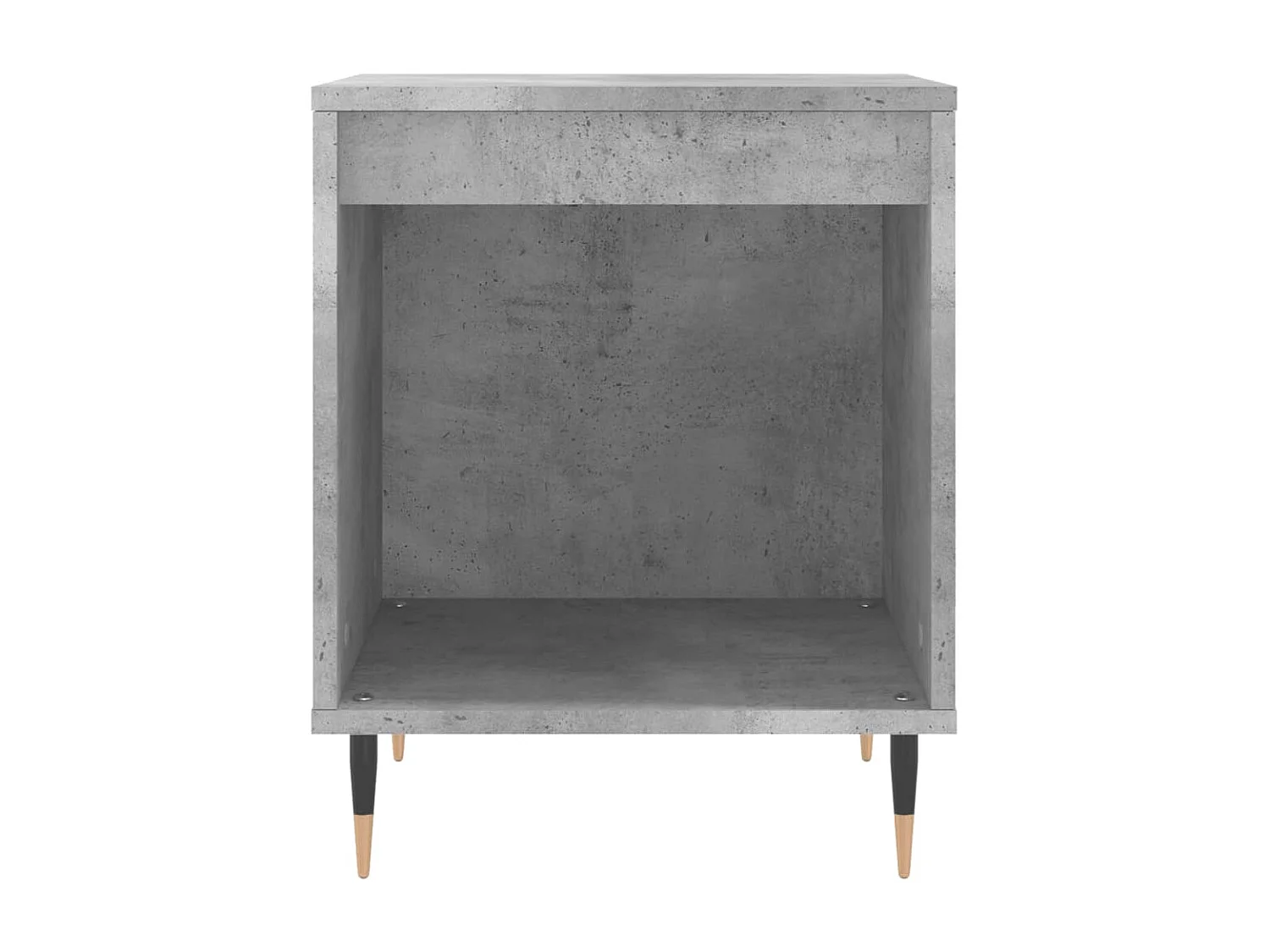 Tables de chevet 2 pièces gris béton 40x35x50 cm bois d’ingénierie