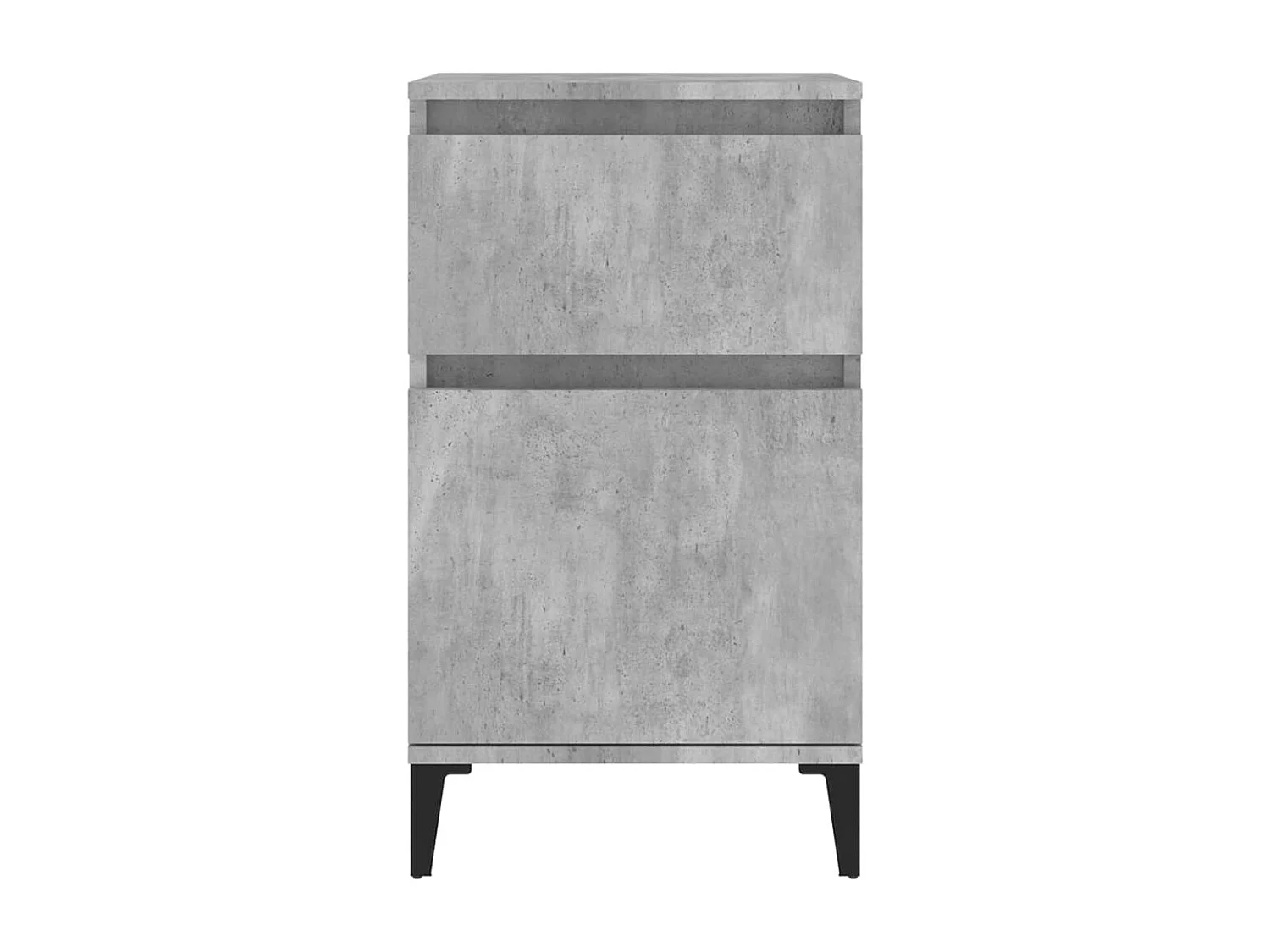 Mesa de cabeceira 40x35x70 cm cinzento cimento